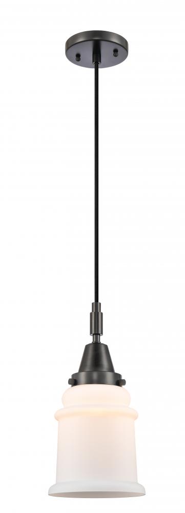 Canton - 1 Light - 7 inch - Matte Black - Mini Pendant