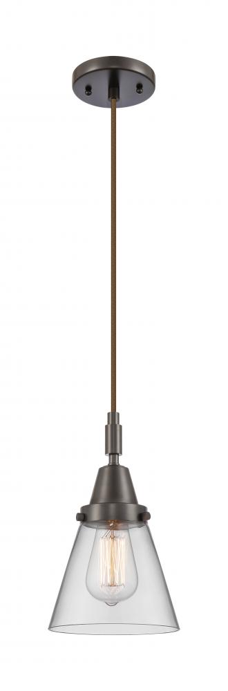 Cone - 1 Light - 6 inch - Oil Rubbed Bronze - Mini Pendant