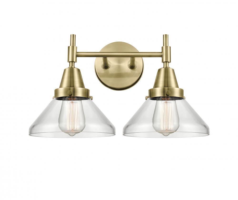 Caden - 2 Light - 17 inch - Antique Brass - Bath Vanity Light