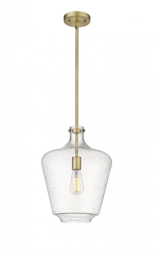 Norwalk - 1 Light - 12 inch - Brushed Brass - Cord hung - Mini Pendant