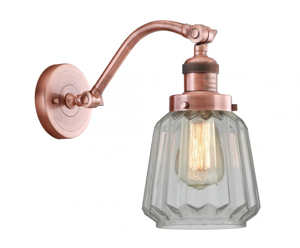 Chatham - 1 Light - 7 inch - Antique Copper - Sconce