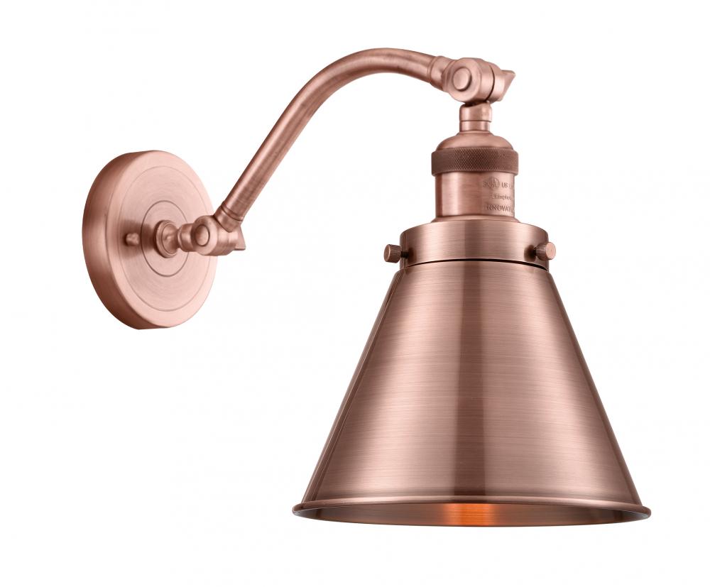 Appalachian - 1 Light - 8 inch - Antique Brass - Adjustable Sconce