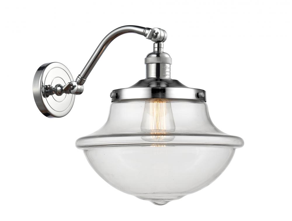 Oxford - 1 Light - 8 inch - Polished Chrome - Adjustable Sconce