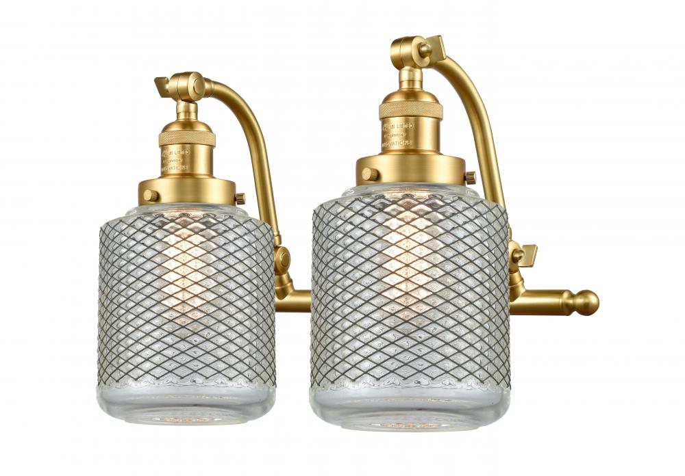 Stanton - 2 Light - 18 inch - Satin Gold - Adjustable Bath Vanity Light