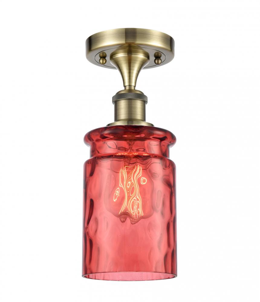 Candor 1 Light Semi-Flush Mount