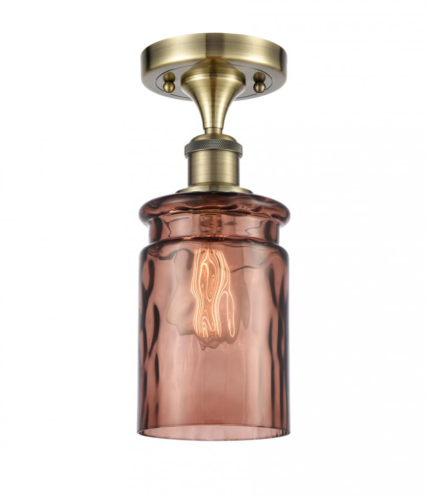 Candor 1 Light Semi-Flush Mount