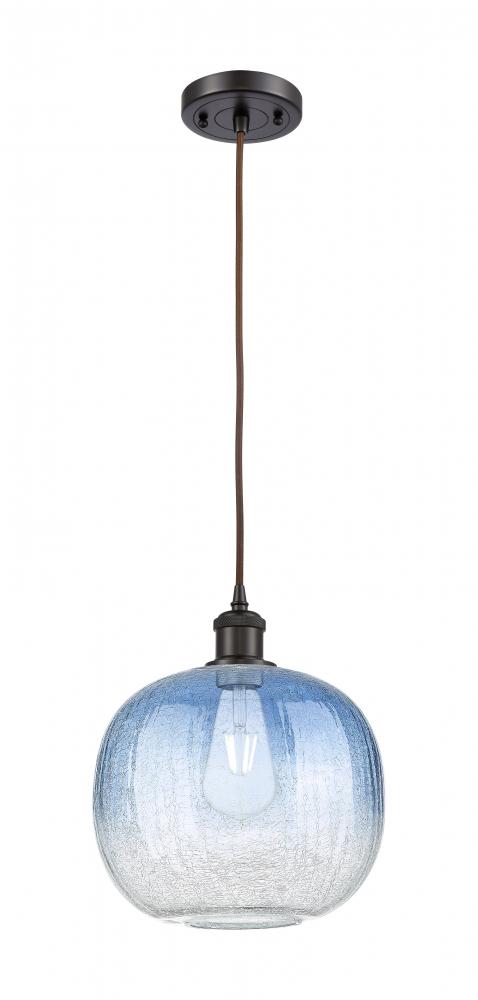 Brookhaven Sphere - 1 Light - 11 inch - Oil Rubbed Bronze - Cord hung - Mini Pendant