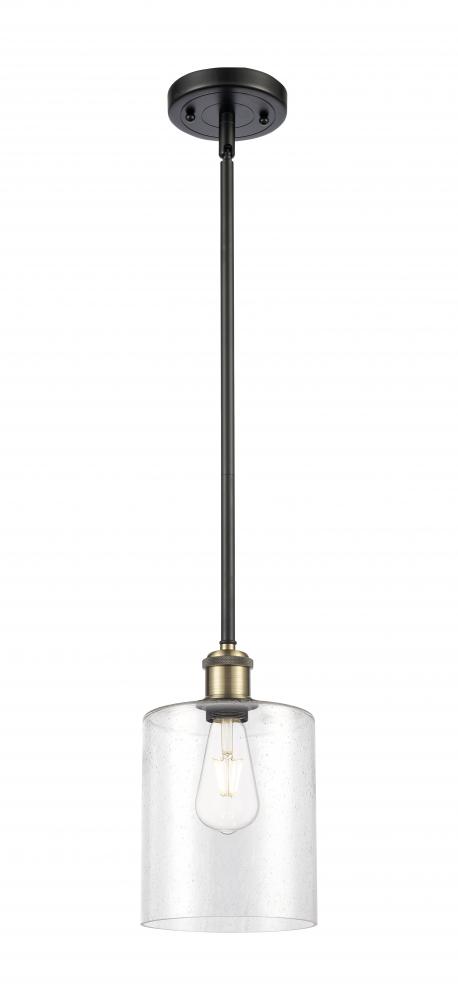 Paladin - 1 Light - 7 inch - Black Antique Brass - Mini Pendant