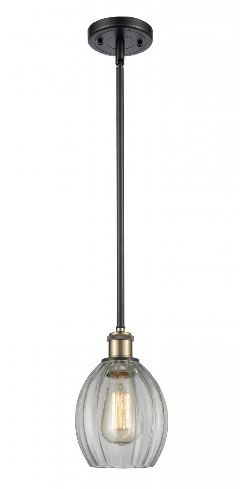 Eaton - 1 Light - 6 inch - Black Antique Brass - Mini Pendant