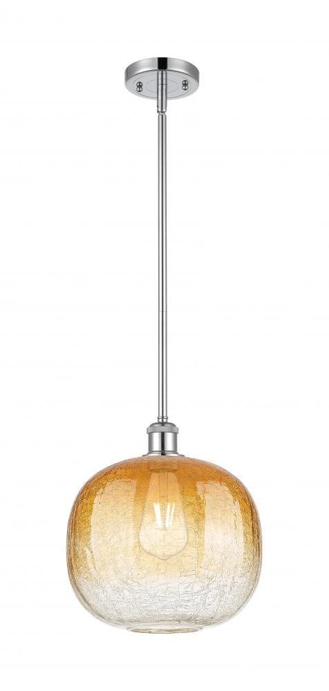 Brookhaven Sphere - 1 Light - 11 inch - Polished Chrome - Stem hung - Mini Pendant
