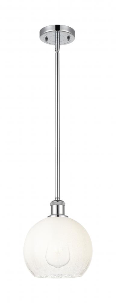 Brookhaven Globe - 1 Light - 8 inch - Polished Chrome - Stem hung - Mini Pendant
