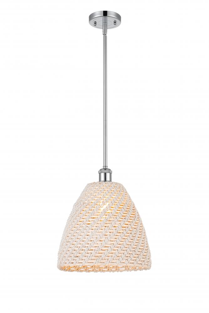 Bristol Natural - 1 Light - 6 inch - Polished Chrome - Mini Pendant