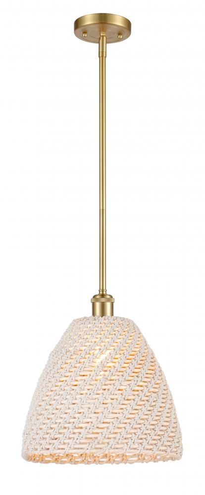 Bristol Natural - 1 Light - 6 inch - Satin Gold - Mini Pendant