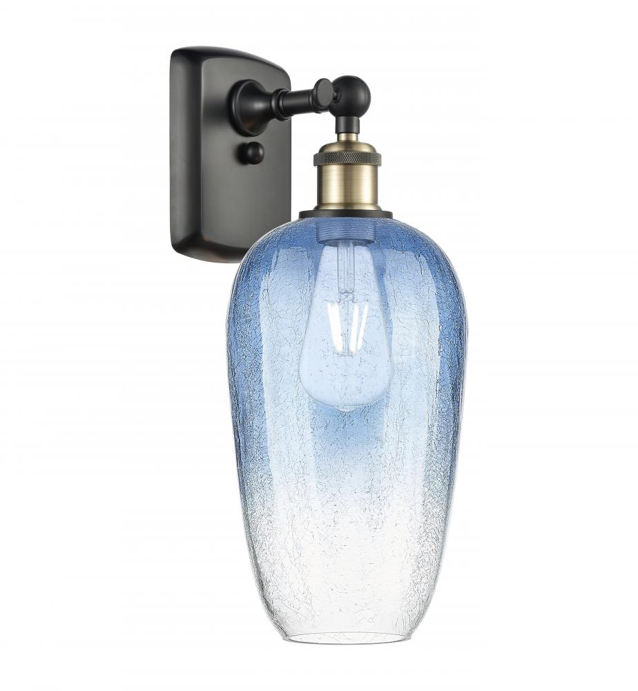 Brookhaven Almond - 1 Light - 6 inch - Black Antique Brass - Sconce