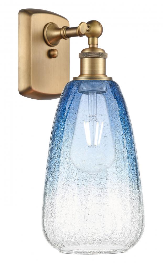 Brookhaven Almond - 1 Light - 6 inch - Brushed Brass - Sconce