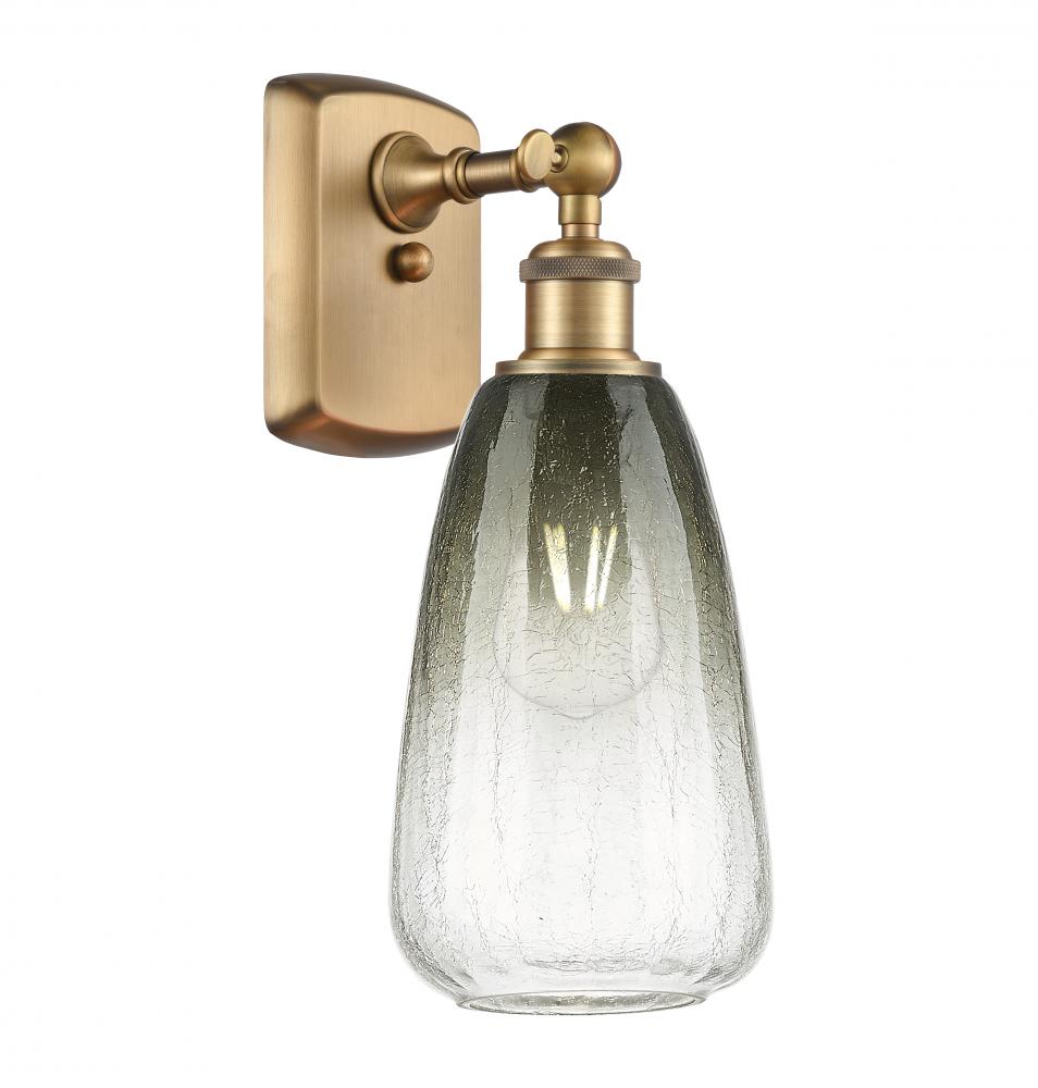 Brookhaven Almond - 1 Light - 6 inch - Brushed Brass - Sconce