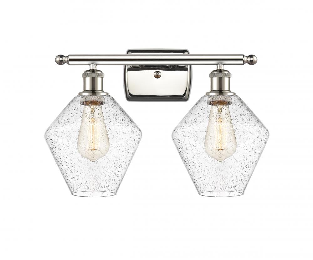 Cindyrella - 2 Light - 18 inch - Polished Nickel - Bath Vanity Light