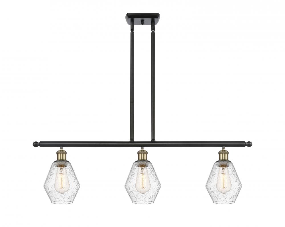 Cindyrella - 3 Light - 36 inch - Black Antique Brass - Cord hung - Island Light