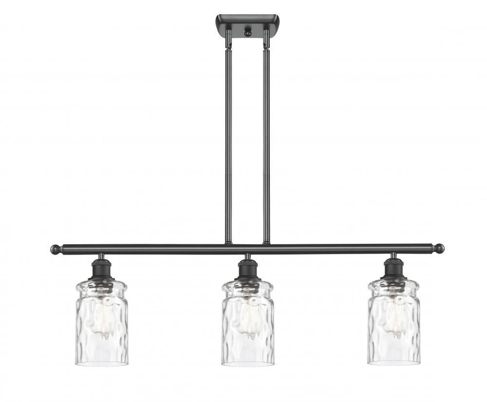 Candor - 3 Light - 36 inch - Matte Black - Stem hung - Island Light