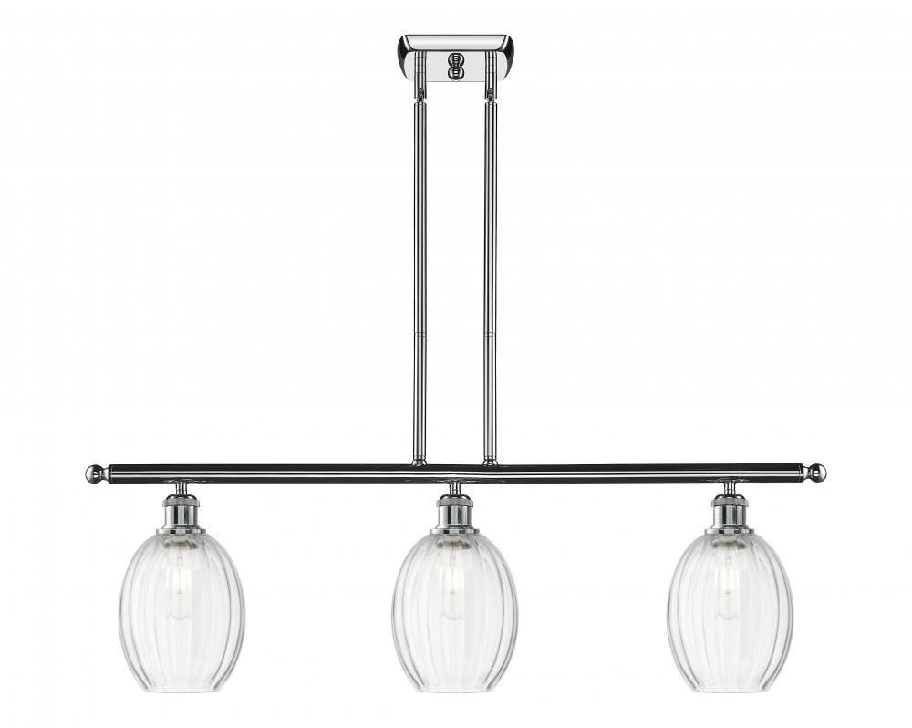 Preston Bulb - 3 Light - 36 inch - Polished Chrome - Stem Hung - Island Light