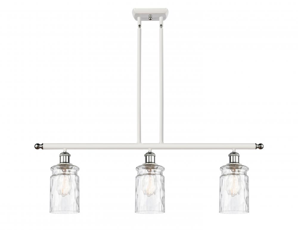 Candor - 3 Light - 36 inch - White Polished Chrome - Stem hung - Island Light