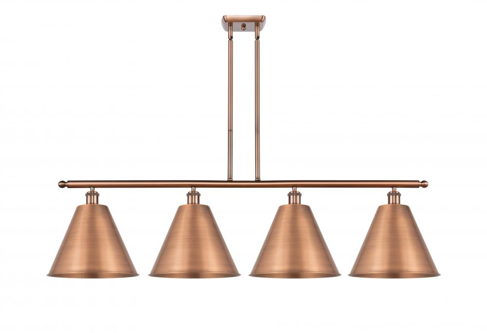 Berkshire - 4 Light - 50 inch - Antique Copper - Cord hung - Island Light