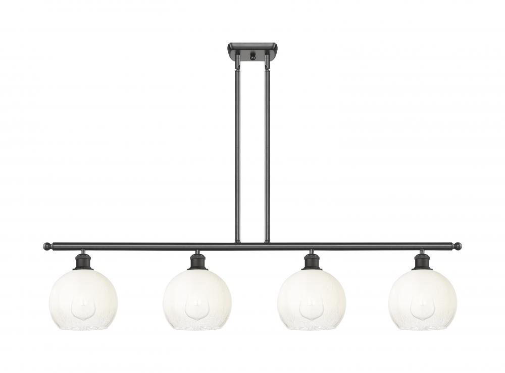 Brookhaven Globe - 4 Light - 48 inch - Oil Rubbed Bronze - Stem Hung - Island Light