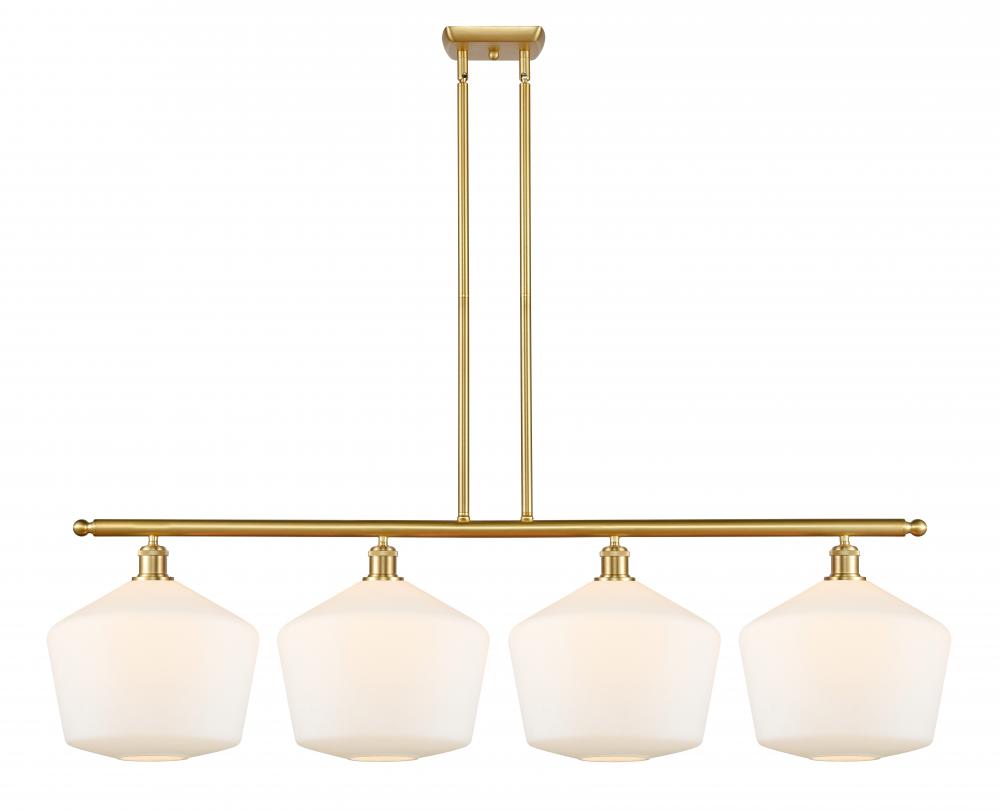 Cindyrella - 4 Light - 50 inch - Satin Gold - Stem hung - Island Light