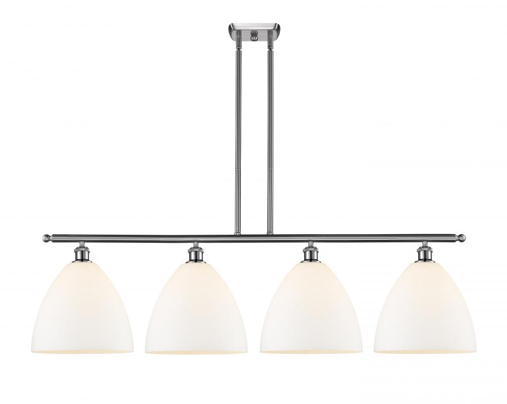 Bristol - 4 Light - 50 inch - Brushed Satin Nickel - Cord hung - Island Light