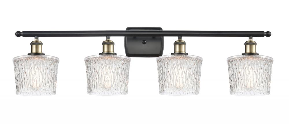 Niagara - 4 Light - 37 inch - Black Antique Brass - Bath Vanity Light