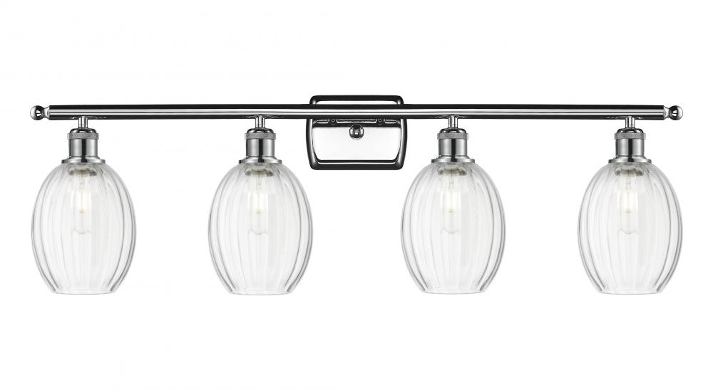 Preston Bulb - 4 Light - 36 inch - Polished Chrome - Bath Vanity Light