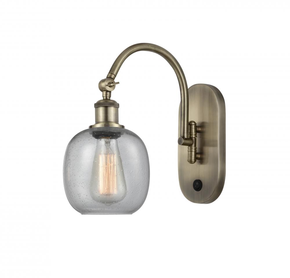 Belfast - 1 Light - 6 inch - Antique Brass - Adjustable Swing Arm