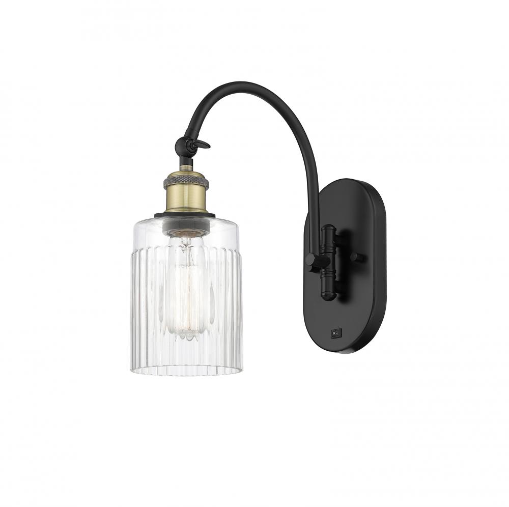Hadley - 1 Light - 5 inch - Black Antique Brass - Adjustable Swing Arm