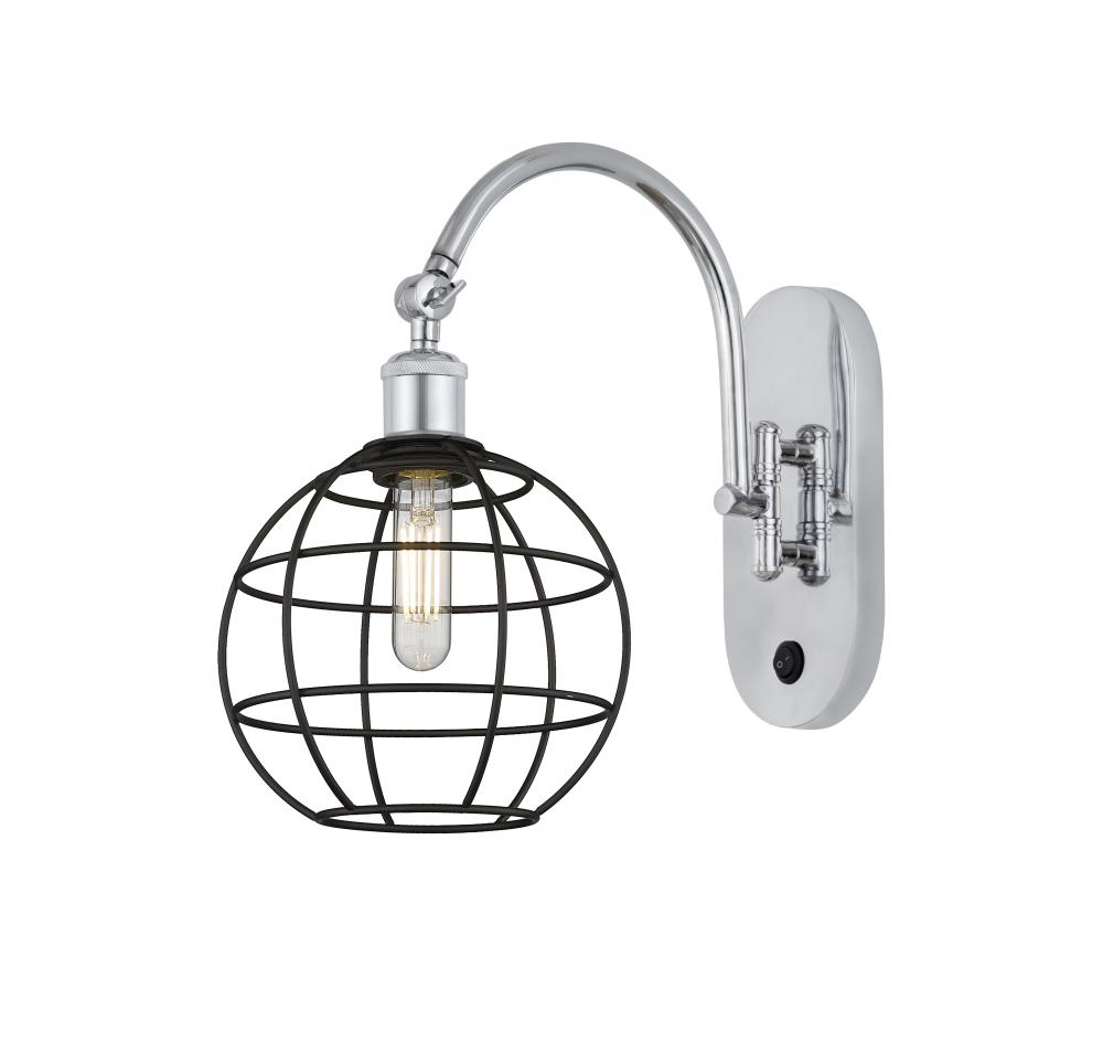 Lake Placid - 1 Light - 8 inch - Polished Chrome - Adjustable Swing Arm