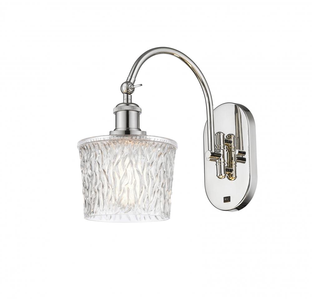 Niagra 1 Light 6.5 inch Sconce : 518-1W-PN-G402 | Best Lighting