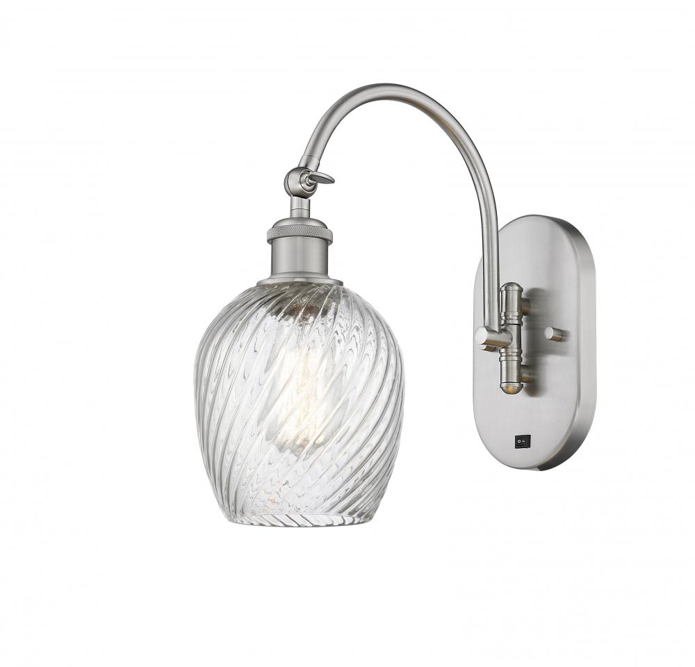 Salina - 1 Light - 6 inch - Brushed Satin Nickel - Adjustable Swing Arm