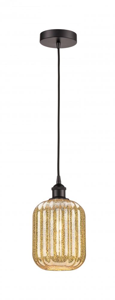 Preston Cylinder - 1 Light - 7 inch - Oil Rubbed Bronze - Cord hung - Mini Pendant