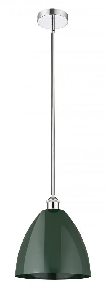 Plymouth - 1 Light - 12 inch - Polished Chrome - Stem hung - Mini Pendant