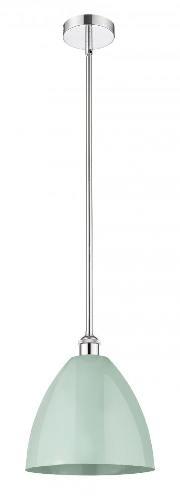 Plymouth - 1 Light - 12 inch - Polished Chrome - Stem hung - Mini Pendant