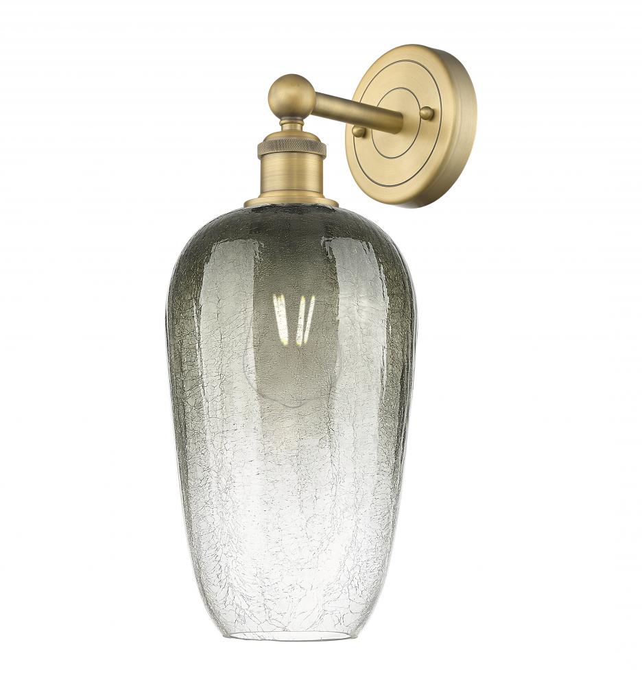 Brookhaven Flute - 1 Light - 7 inch - Brushed Brass - Sconce