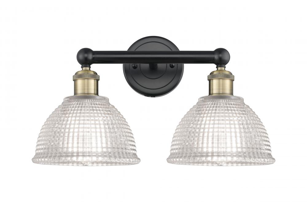Arietta - 2 Light - 17 inch - Black Antique Brass - Bath Vanity Light