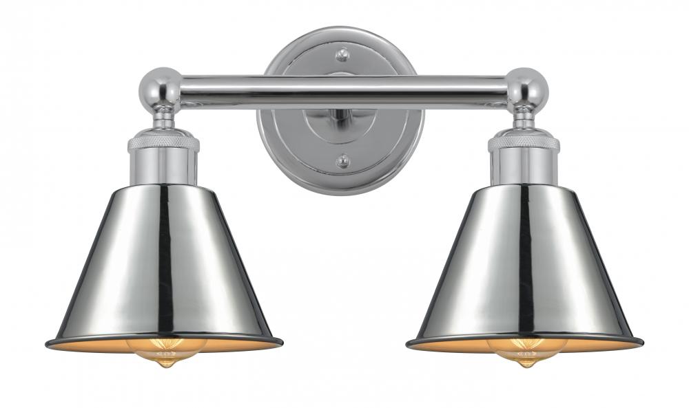 Smithfield - 2 Light - 16 inch - Polished Chrome - Bath Vanity Light