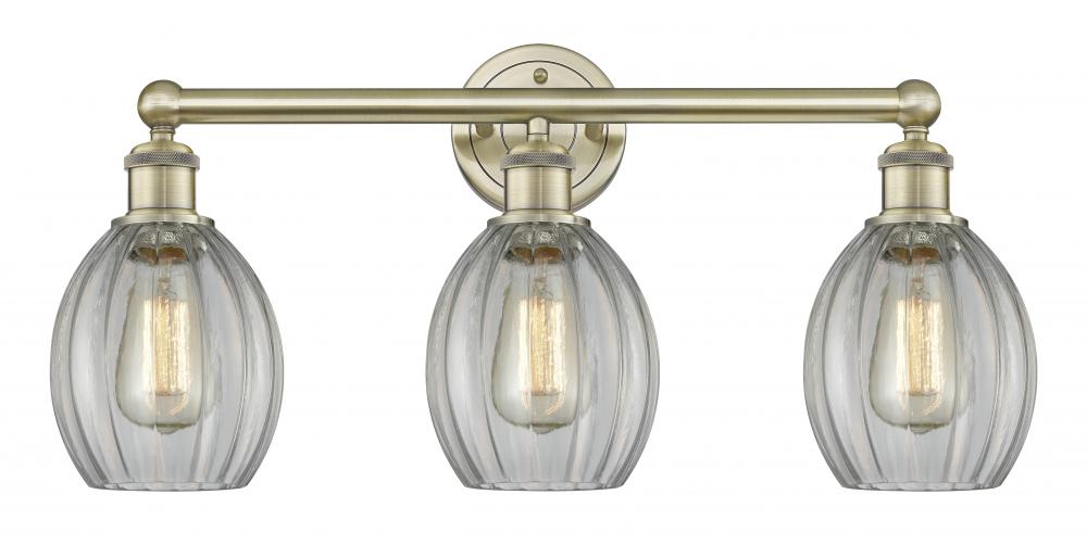 Eaton - 3 Light - 24 inch - Antique Brass - Bath Vanity Light