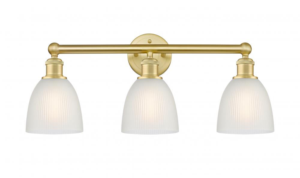 Castile - 3 Light - 24 inch - Satin Gold - Bath Vanity Light
