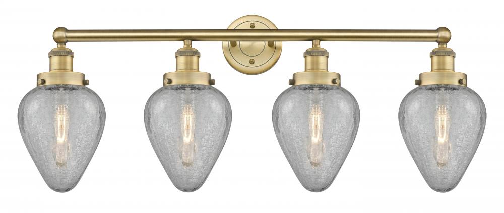 Geneseo - 4 Light - 34 inch - Brushed Brass - Bath Vanity Light