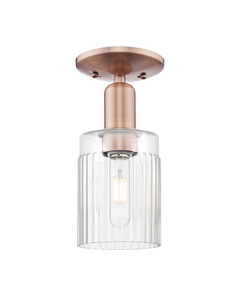 Hadley - 1 Light - 5 inch - Oil Rubbed Bronze - Semi-Flush Mount