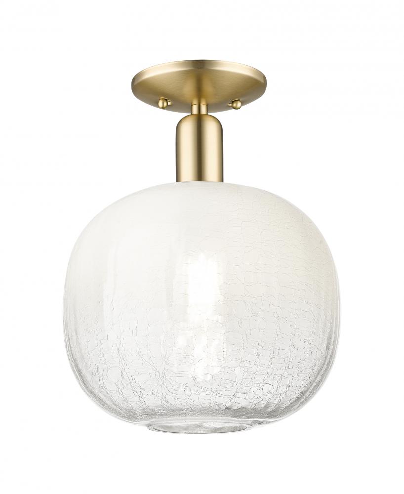 Brookhaven Sphere - 1 Light - 6 inch - Champagne Bronze - Semi-Flush Mount
