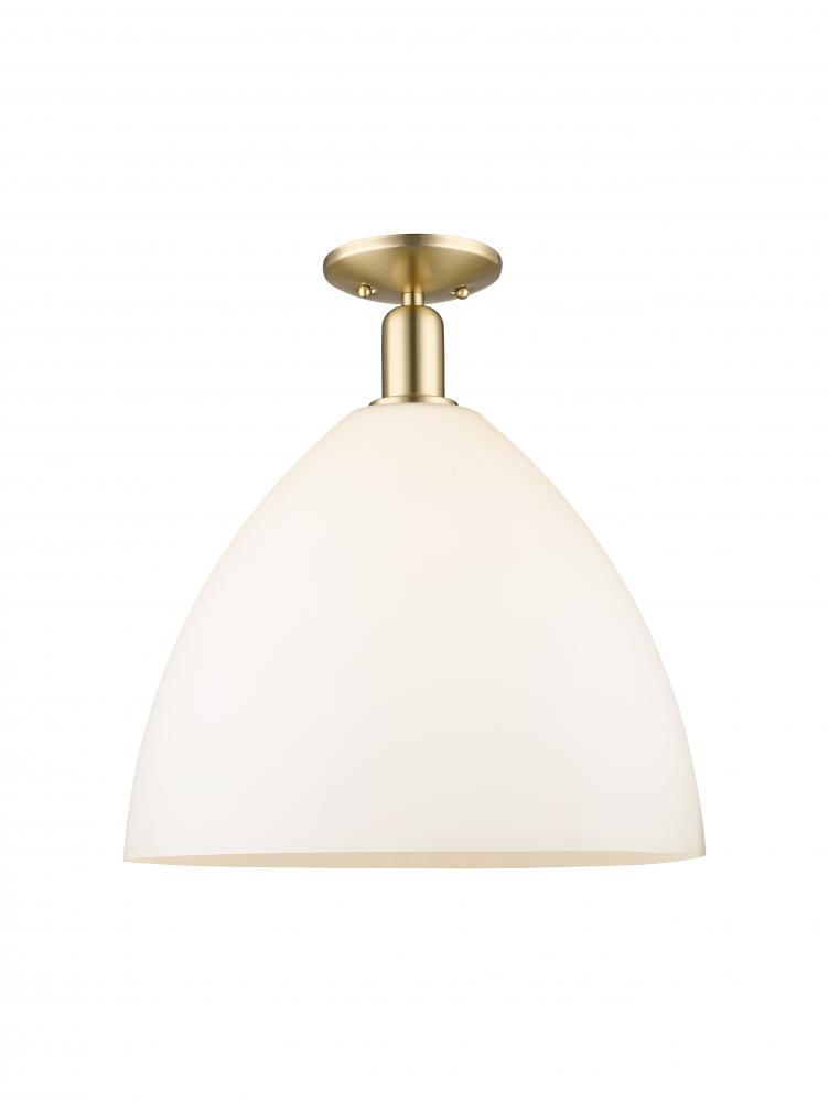 Bristol - 1 Light - 16 inch - Champagne Bronze - Semi-Flush Mount