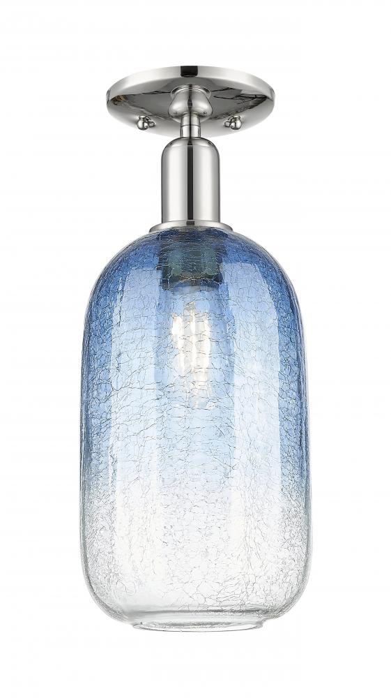 Brookhaven Cloche - 1 Light - 6 inch - Polished Nickel - Semi-Flush Mount