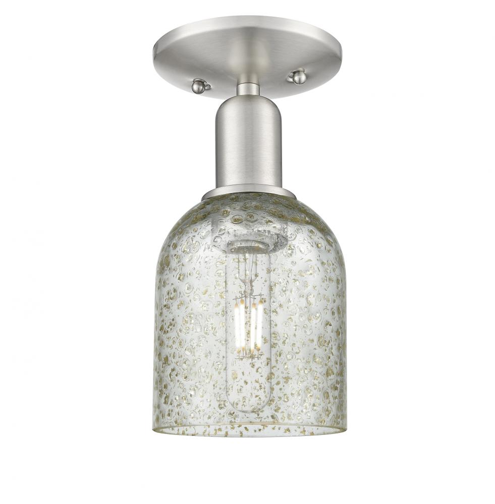 Caledonia - 1 Light - 5 inch - Brushed Satin Nickel - Semi-Flush Mount